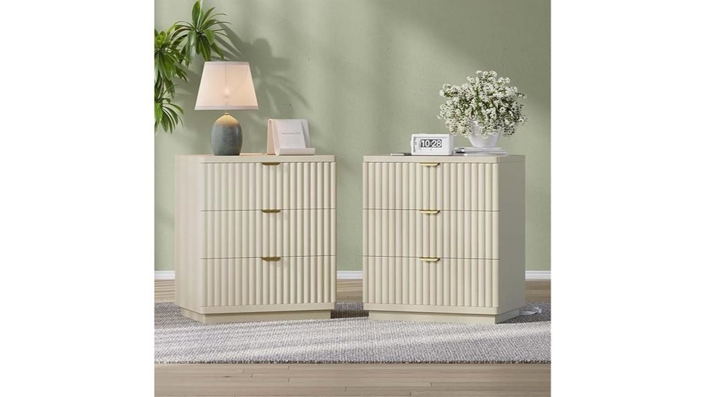 charging nightstands with drawers