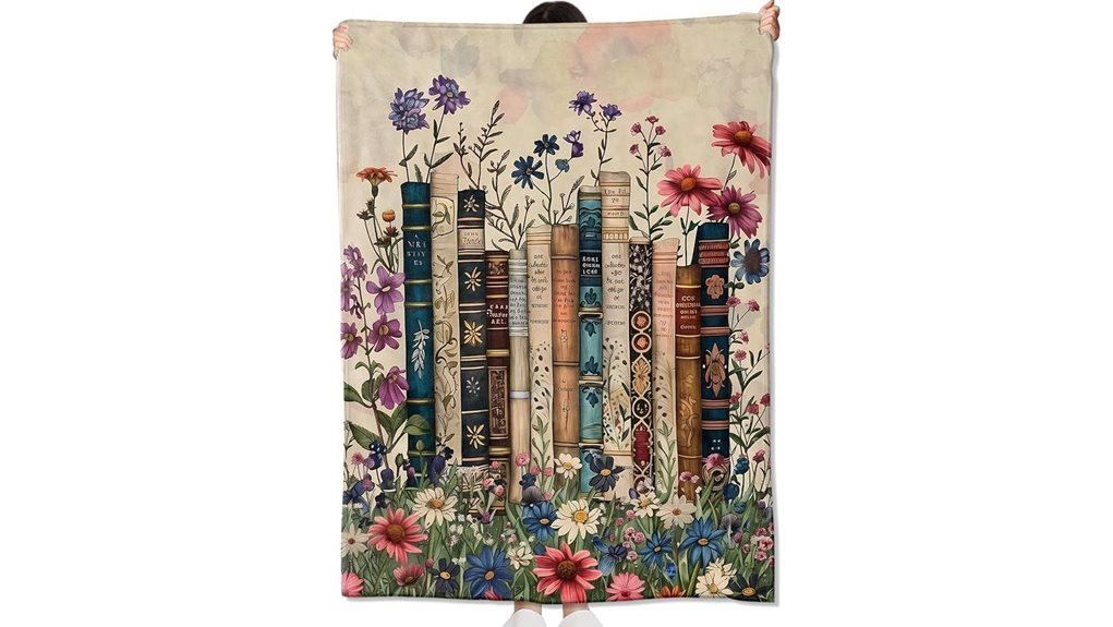 charming floral throw blanket