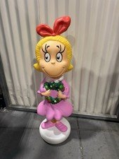 Cindy Lou Who Grinch Who Stole Christmas Blow Mold Lot 36” Tall SHIPS TODAY
