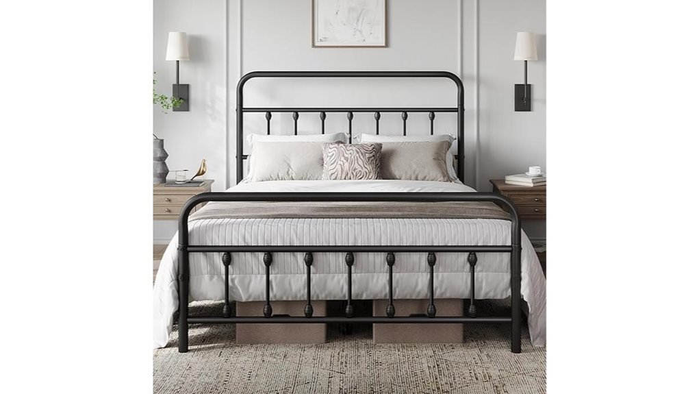 classic metal queen bed