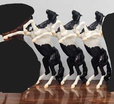 Classic/Freedom Series Breyer Horse Black and White Pinto Rearing Mustang