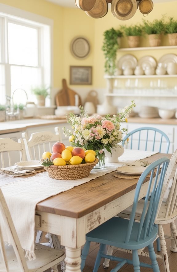 colorful summer fruit centerpiece