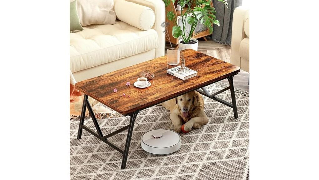 compact floor coffee table