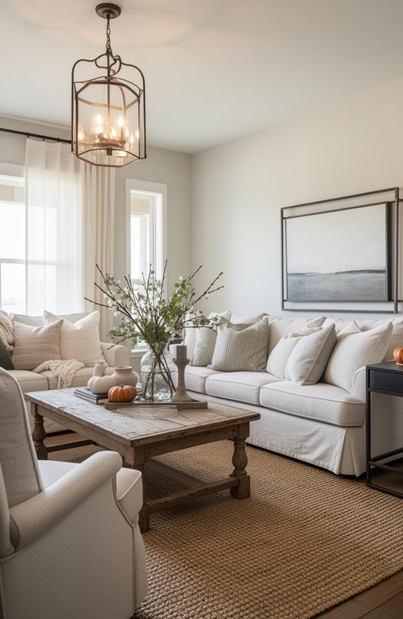 contrast of textured materials