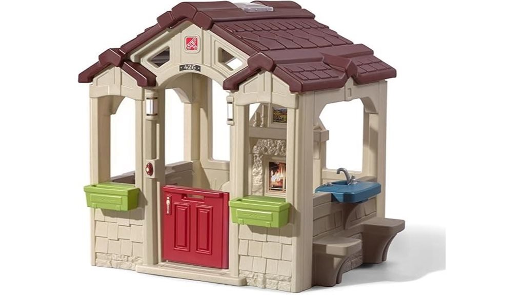 cottage themed children s playhouse