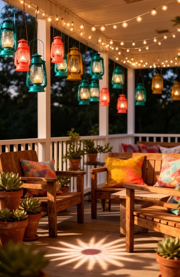 cozy porch lantern ambiance