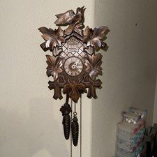 Cuckoo Clock German Made Black Forest New Works Great Numbered 6/96
