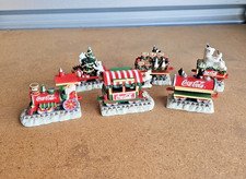 Danbury Mint 6 Piece Coca-Cola Christmas Express Holiday Train Set 1998 VTG