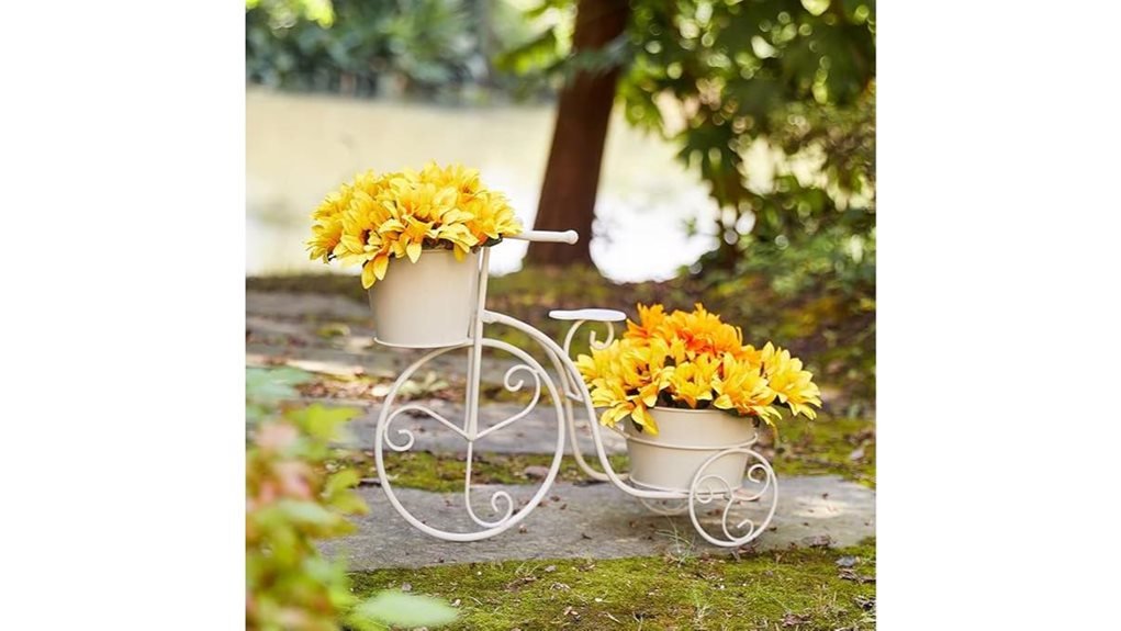 decorative metal plant stand