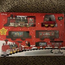 Disney Mickey Mouse Express Holiday Christmas Train Set Lights & Sounds 2025