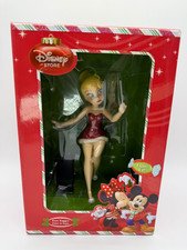 Disney Store Tinker Bell Christmas Tree Topper Light Up Holiday Wings Red Dress