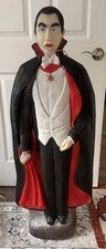 Dracula Bela Lugosi * Blow Mold Halloween Decoration Plastic * NEAR MINT