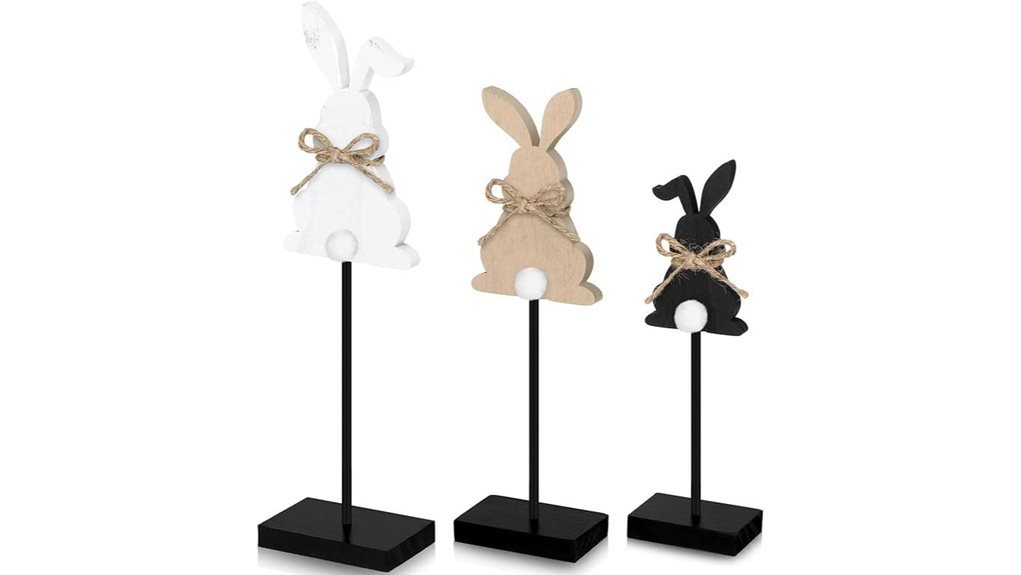 easter bunny wooden decor
