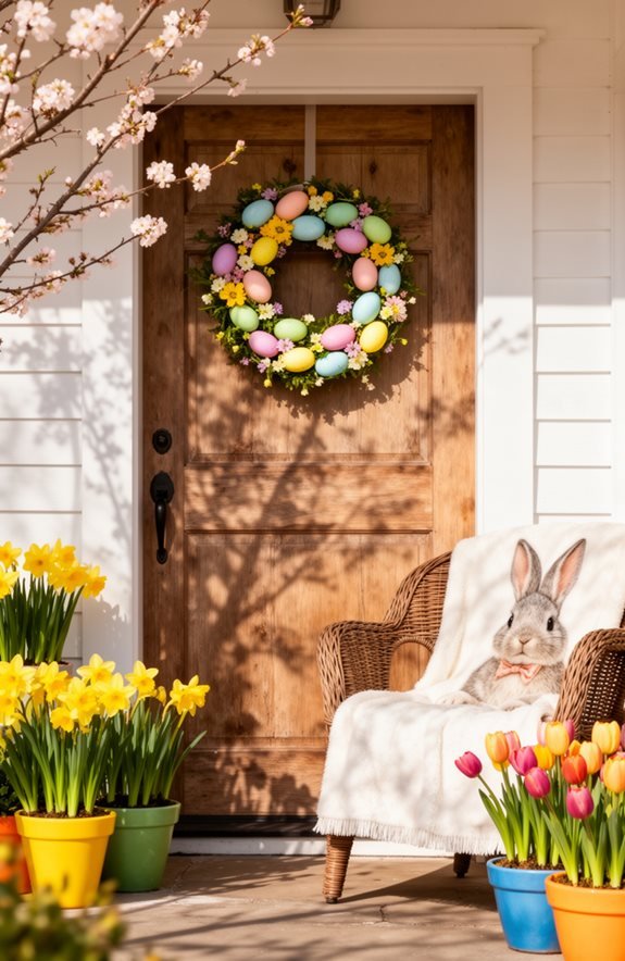 easter door wreath designs