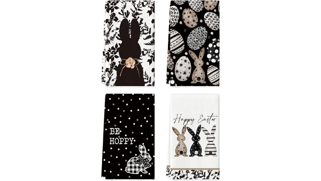 easter themed kitchen towel set