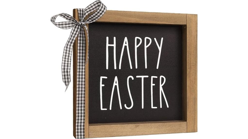 easter wooden tabletop decoration