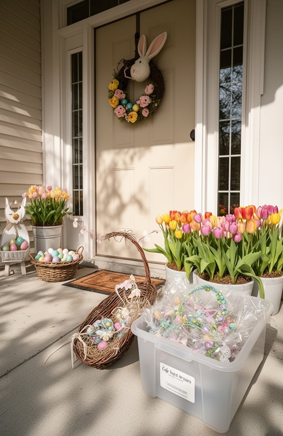 efficient easter decor storage