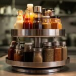 effortless spinning tiered organizers