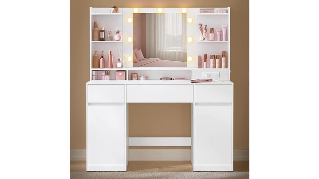elegant vanity desk set