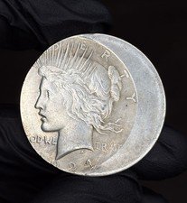 Error 1 Dollar 1924 Silver Plated