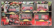 EZTEC Santa Express Christmas Train Set 35 Piece Remote Control With Box Tested