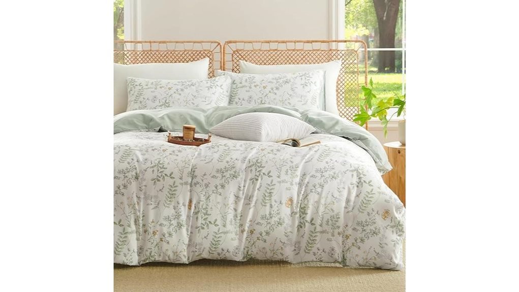 floral duvet cover queen