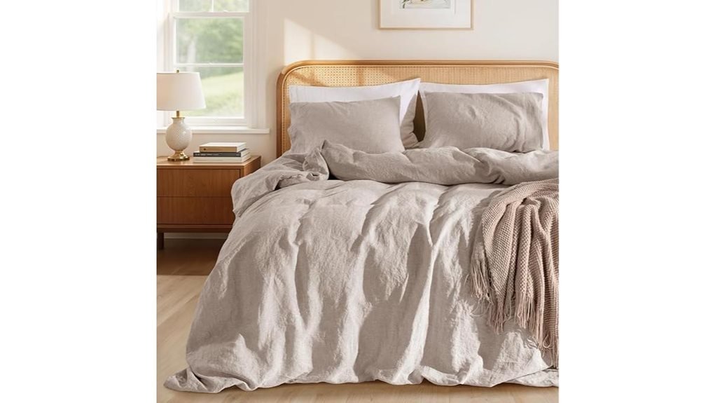 french linen king duvet