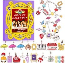 Friends TV Show Advent Calendar 2025, Christmas Charm Bracelet Advent Calenda...