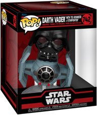 FUNKO POP! Deluxe: Star Wars Dark Side Darth Vader w/ Tie Advanced Starfighter