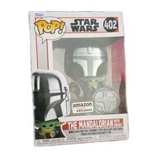 Funko Pop! Vinyl: Star Wars - The Mandalorian with Grogu - Amazon (Exclusive)...