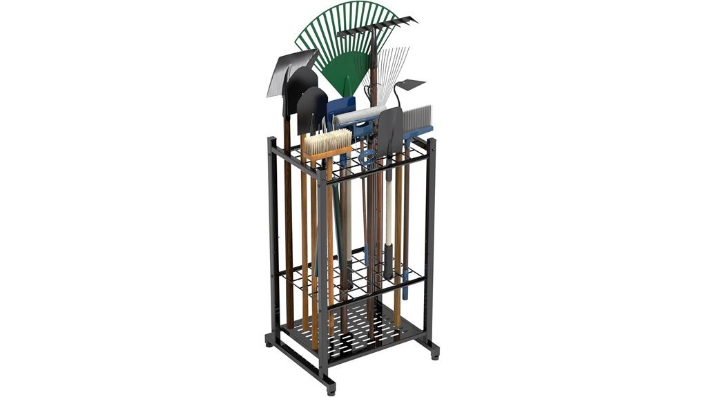garden tool storage solution