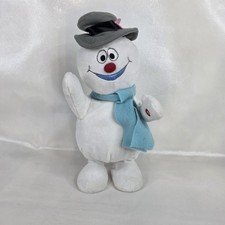 Gemmy Animated Frosty the Snowman Singing Dancing Plush Christmas 13” - Tested