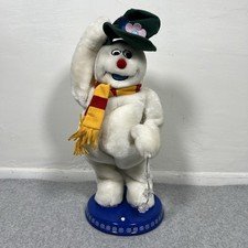 Gemmy Frosty the Snowman Animated Dancing Spinning Snowflake Partially Works