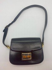 Gucci Vintage Leather Brown Shoulder Bag Authenticity