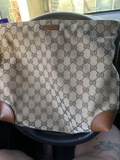 Gucci Vintage PVC Shoulder Messenger Bag Crossbody Authentic