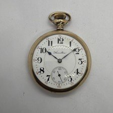 HAMILTON 992 RAILROAD 21J MINT DIAL 20YR GOLD FILLED RAILROAD POCKET WATCH RUNS