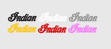 INDIAN MOTORCYCLES logo DECAL STICKER Choose SIZE and COLOR