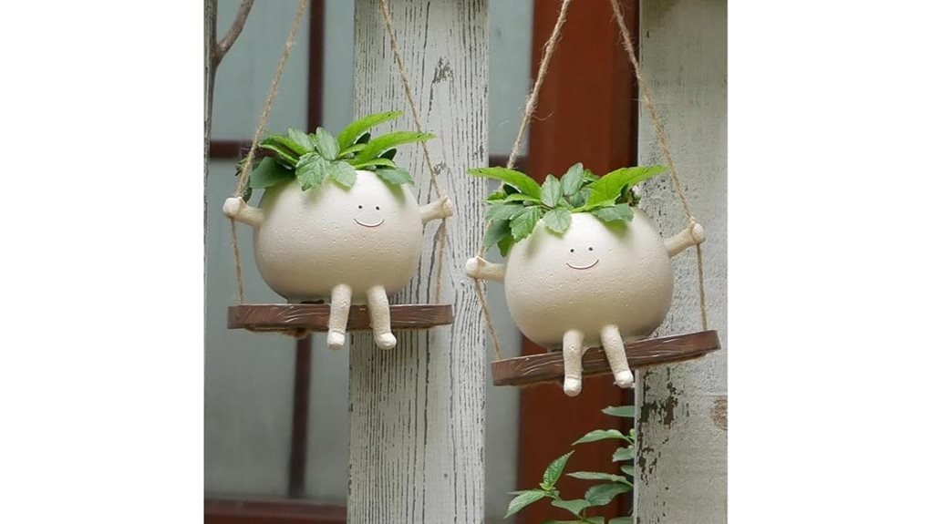 indoor hanging planter set