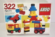 LEGO #322 Vintage 1982 Basic Building Set Sealed 52 Pieces New NOS