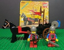 LEGO Vintage 1984 Castle #6022 Lion Knights Horse Cart Complete w/ instructions