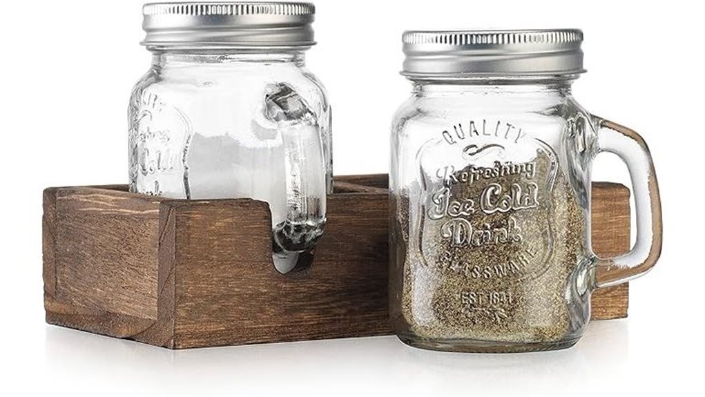 mason jar spice container