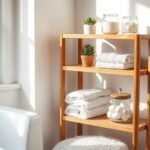 maximize bathroom storage space