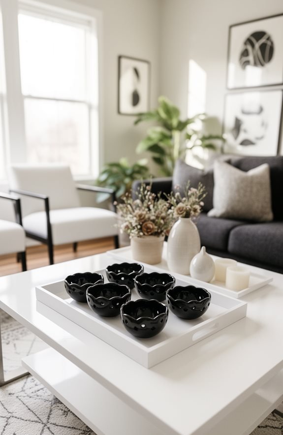 modern ceramic elegance displayed