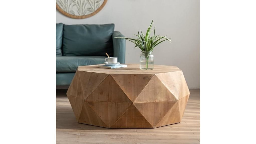 modern farmhouse drum table
