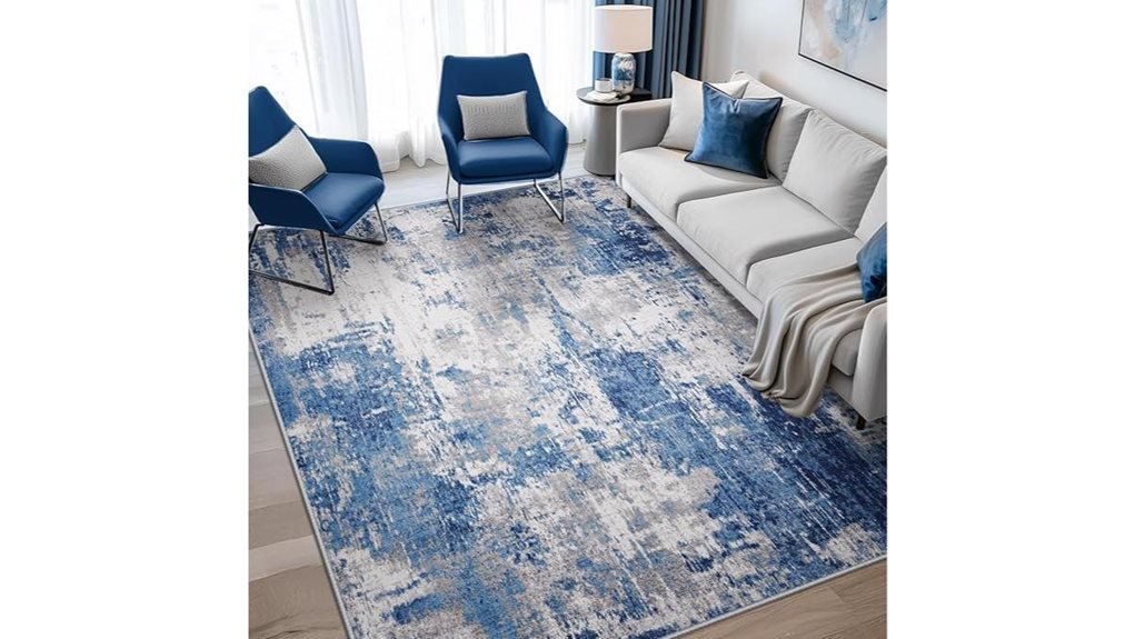 modern washable non slip rug