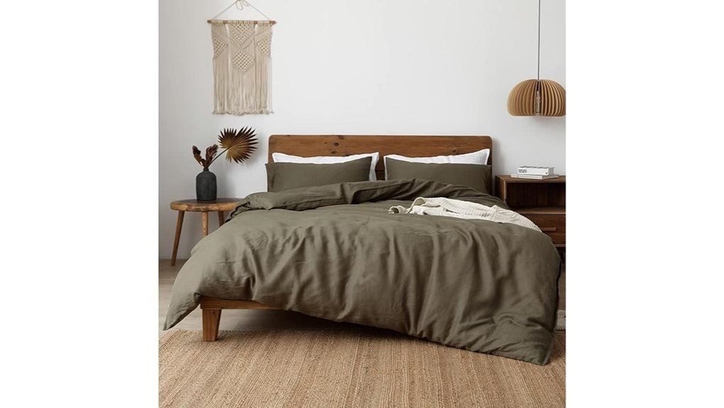 natural french linen duvet