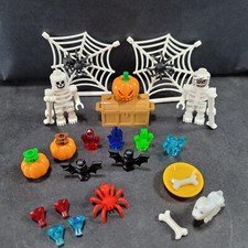 NEW LEGO Halloween lot - Mummy Skeleton Minifigures Pumpkins Ghost Dog Bats RARE