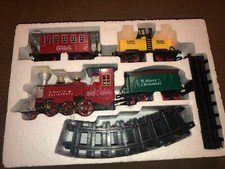 New PREXTEX Christmas Train Set Around The Tree Music & Lights