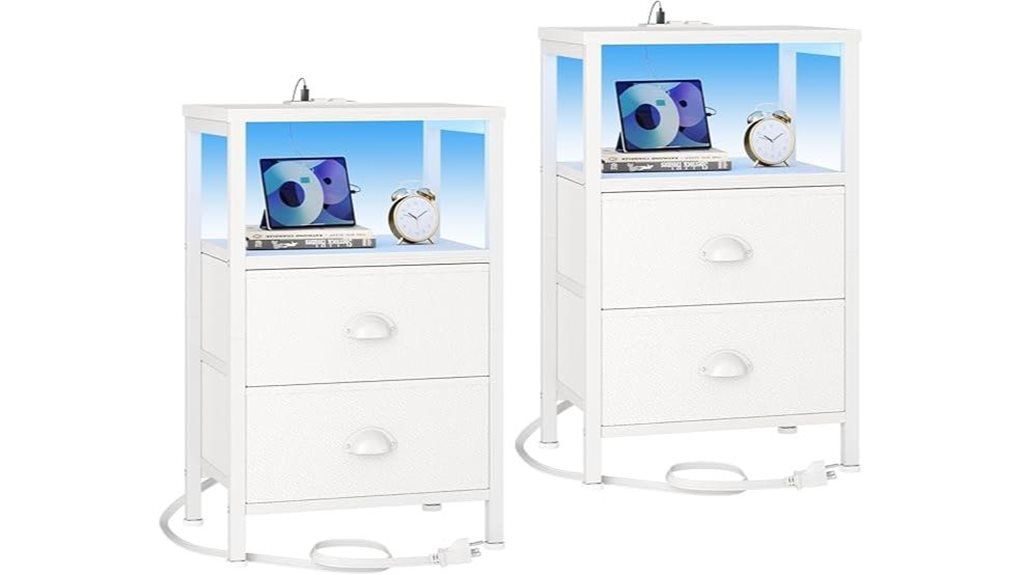 nightstands with charging ports
