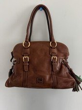 NWT Dooney & Bourke Florentine Leather Buckle Satchel